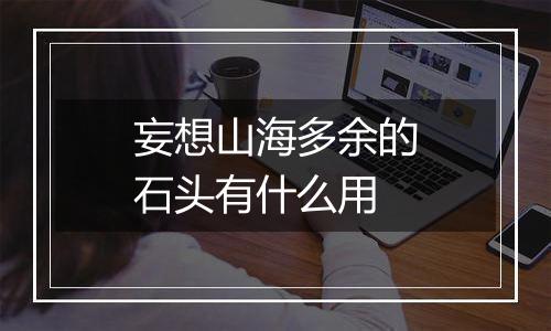 妄想山海多余的石头有什么用