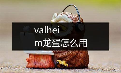 valheim龙蛋怎么用