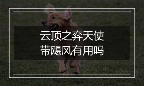 云顶之弈天使带飓风有用吗