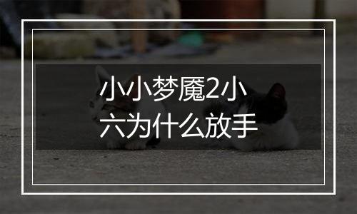 小小梦魇2小六为什么放手