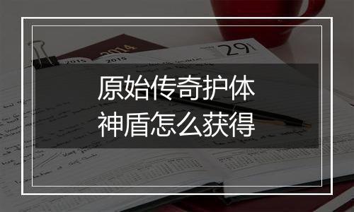 原始传奇护体神盾怎么获得