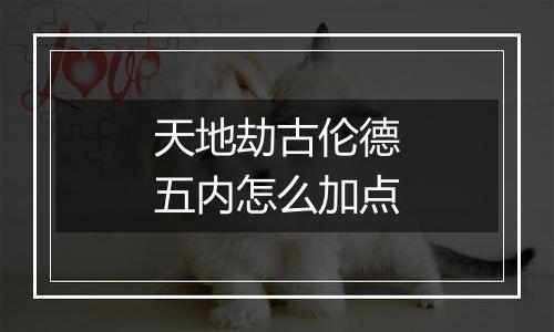 天地劫古伦德五内怎么加点