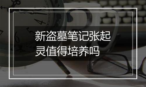 新盗墓笔记张起灵值得培养吗