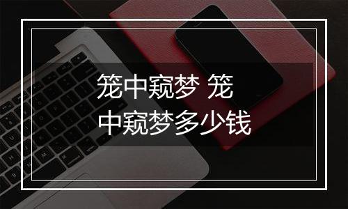 笼中窥梦 笼中窥梦多少钱