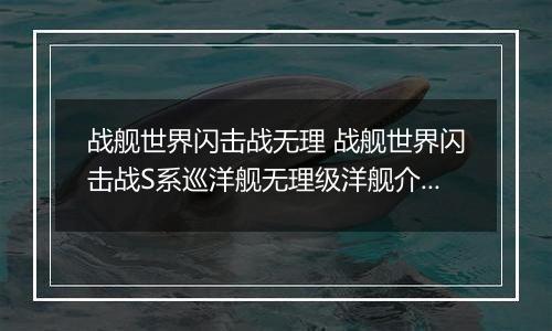 战舰世界闪击战无理 战舰世界闪击战S系巡洋舰无理级洋舰介绍