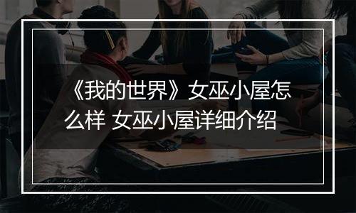 《我的世界》女巫小屋怎么样 女巫小屋详细介绍