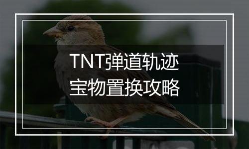 TNT弹道轨迹宝物置换攻略