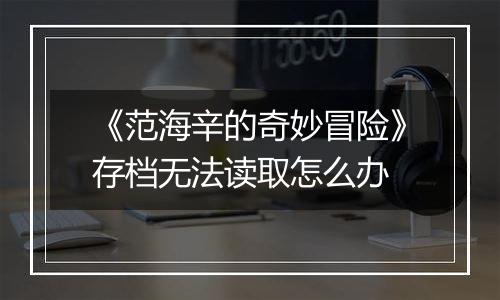 《范海辛的奇妙冒险》存档无法读取怎么办