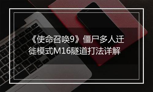 《使命召唤9》僵尸多人迁徙模式M16隧道打法详解