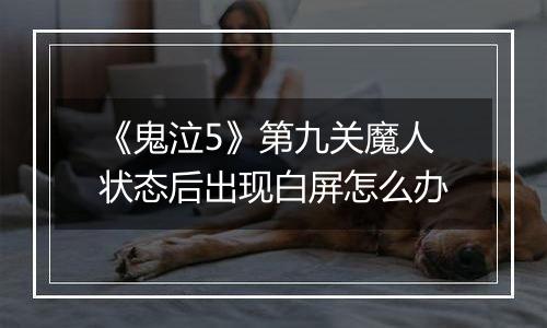 《鬼泣5》第九关魔人状态后出现白屏怎么办