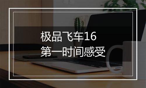 极品飞车16第一时间感受