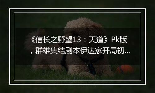 《信长之野望13：天道》Pk版，群雄集结剧本伊达家开局初步心得