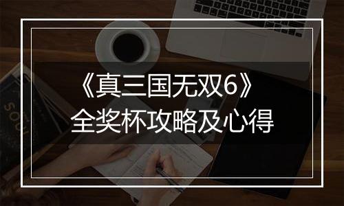 《真三国无双6》全奖杯攻略及心得