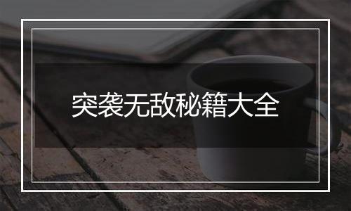 突袭无敌秘籍大全