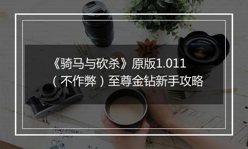 《骑马与砍杀》原版1.011（不作弊）至尊金钻新手攻略