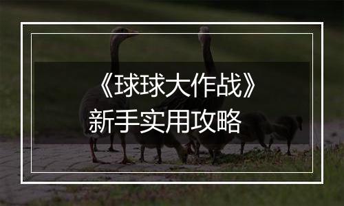 《球球大作战》新手实用攻略