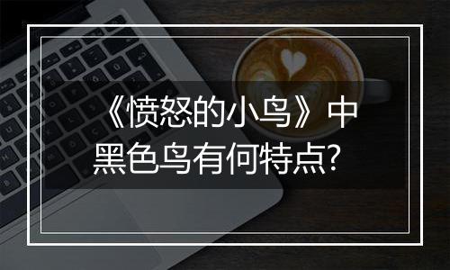 《愤怒的小鸟》中黑色鸟有何特点?