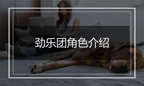 劲乐团角色介绍