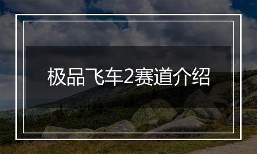 极品飞车2赛道介绍
