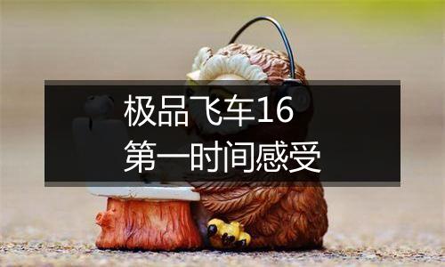 极品飞车16第一时间感受