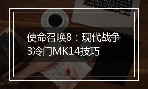 使命召唤8：现代战争3冷门MK14技巧