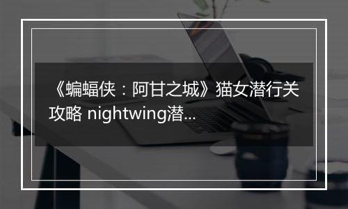《蝙蝠侠：阿甘之城》猫女潜行关攻略 nightwing潜行开篇