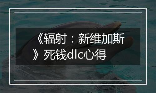 《辐射：新维加斯》死钱dlc心得