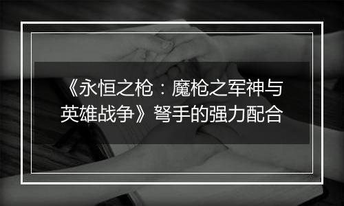 《永恒之枪：魔枪之军神与英雄战争》弩手的强力配合