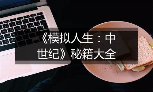 《模拟人生：中世纪》秘籍大全