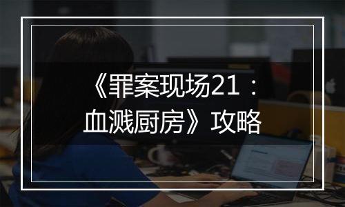 《罪案现场21：血溅厨房》攻略
